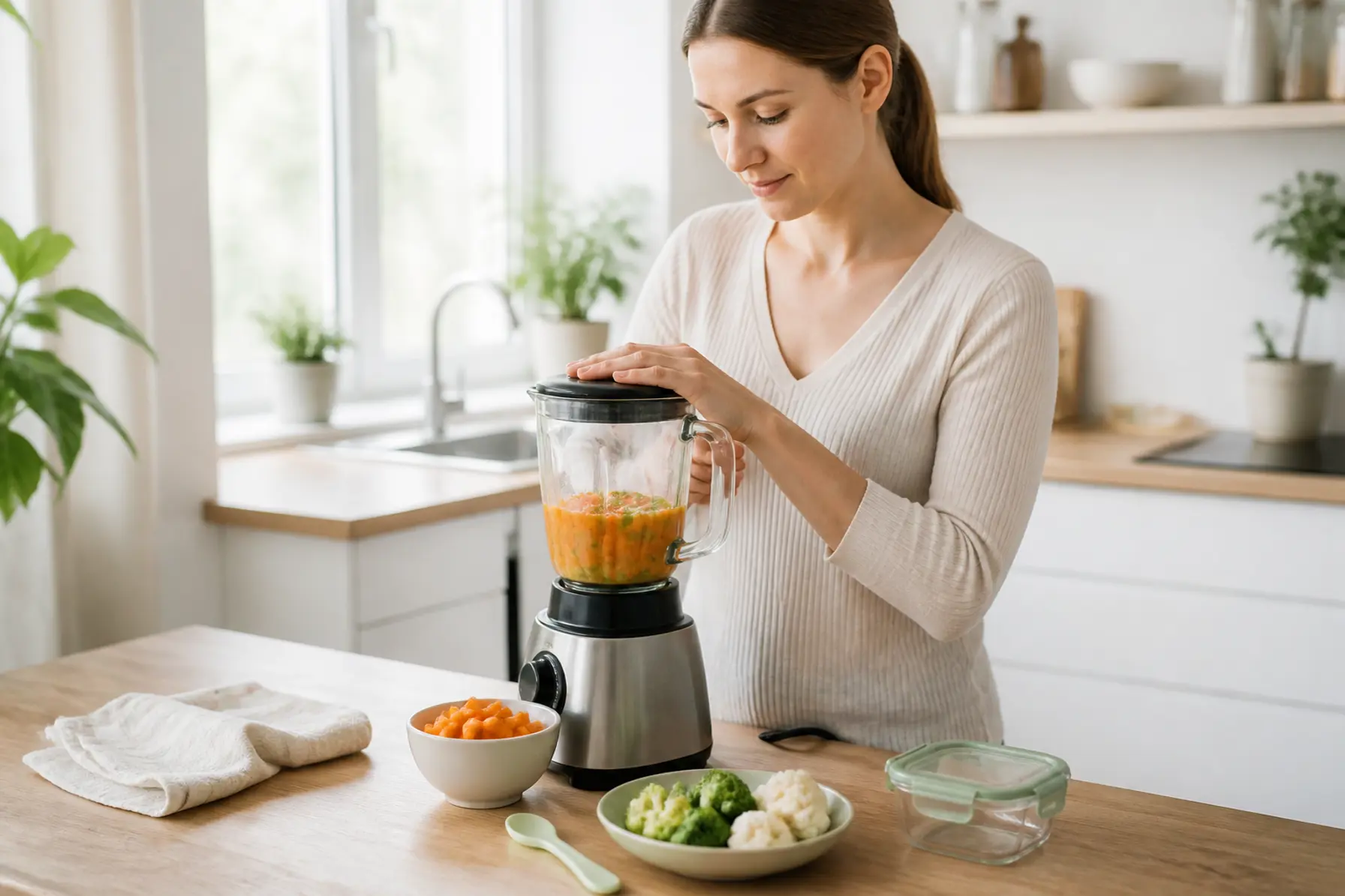 Sikkerhed når du blender babymad