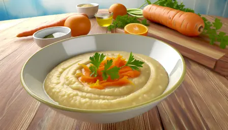 Dæmpet rodfrugtblend med citrus