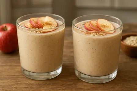 Let havre-æblesmoothie