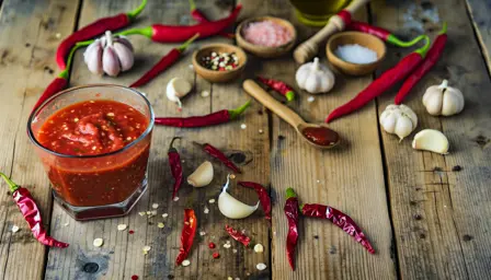 Ristet chili- og hvidløgsdressing