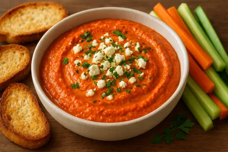 Røget paprikadip med feta