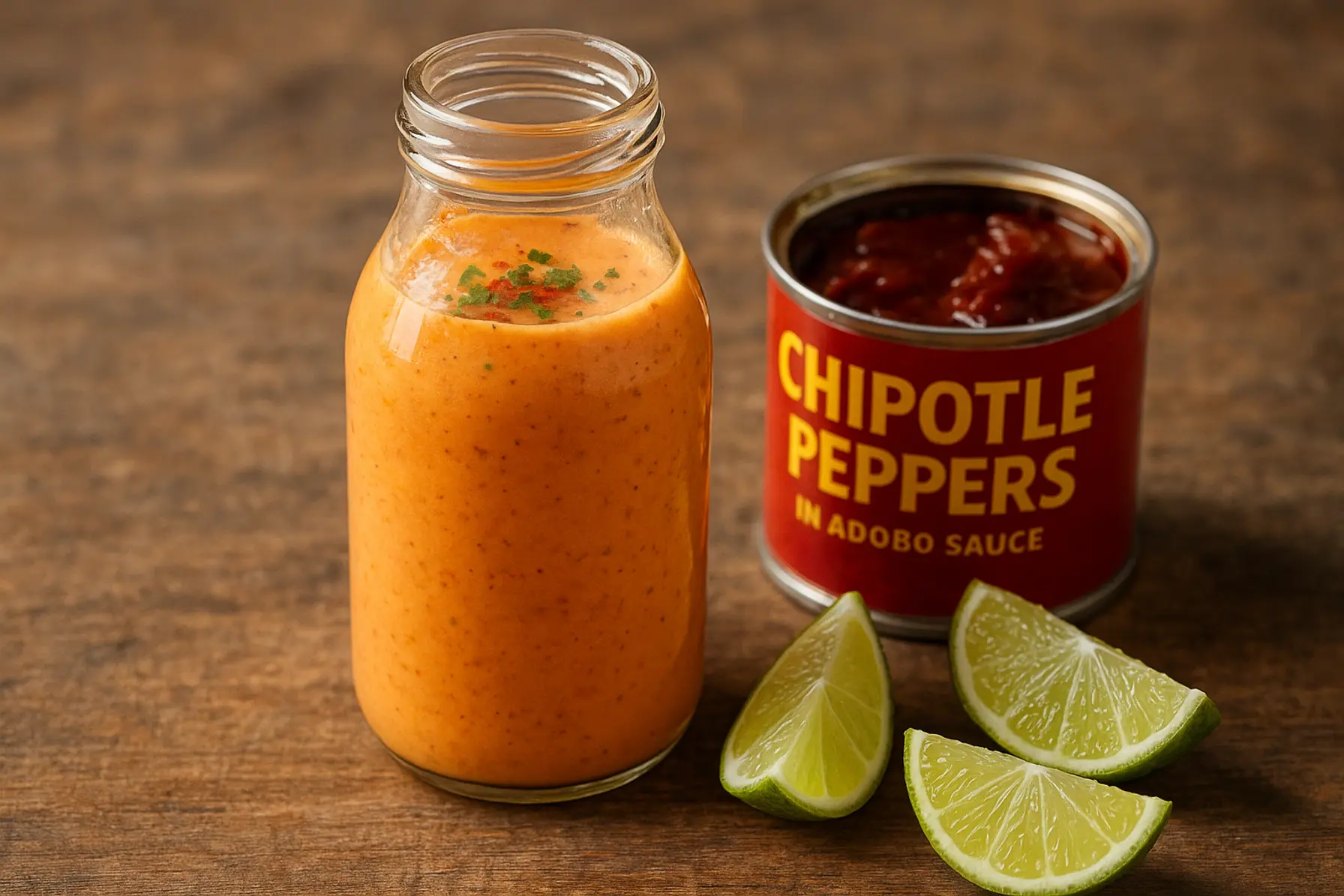 Røget chipotle-lime dressing