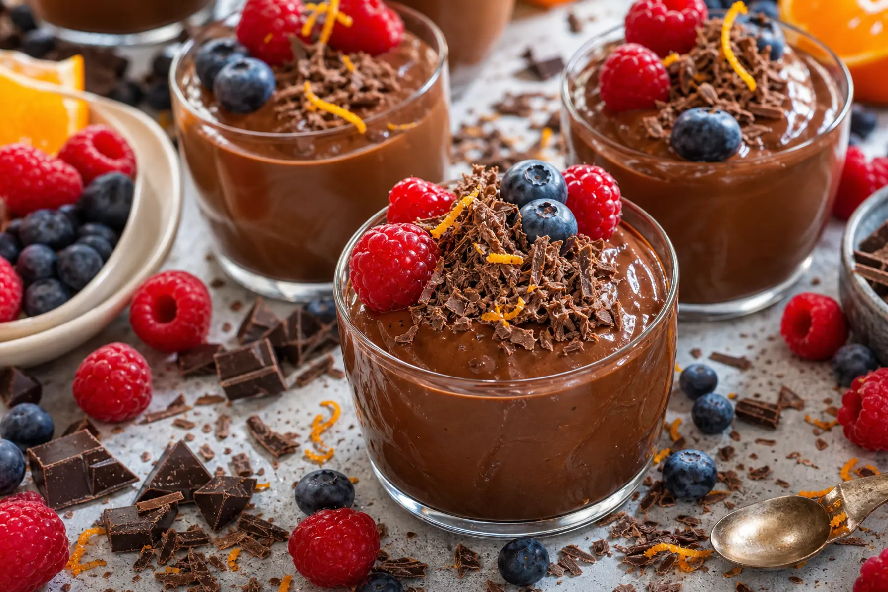 Silkeblød chokoladecreme i blender