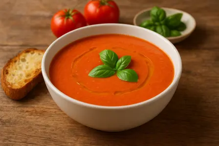 Silkeblød tomatsuppe