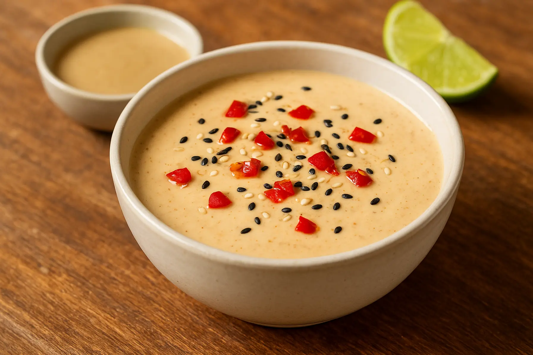 Skarp chili-sesamdressing