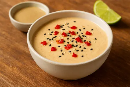 Skarp chili-sesamdressing