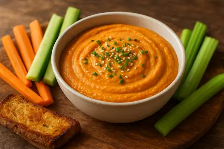 Sød kartoffeldip med miso